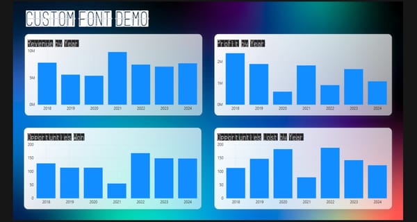 Adding Fallback Fonts When Using Custom Fonts in Power BI Themes