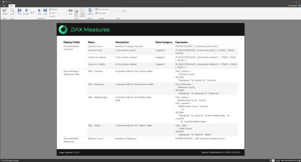 Paginated Auto Documentation Report You Can Export to PDF or Excel